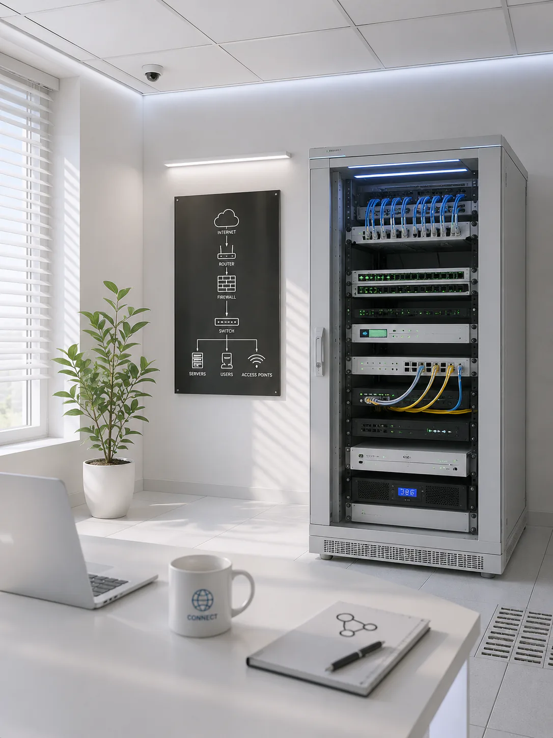 Cloud migration guide covering strategy, landing zone, security, and rollback planning